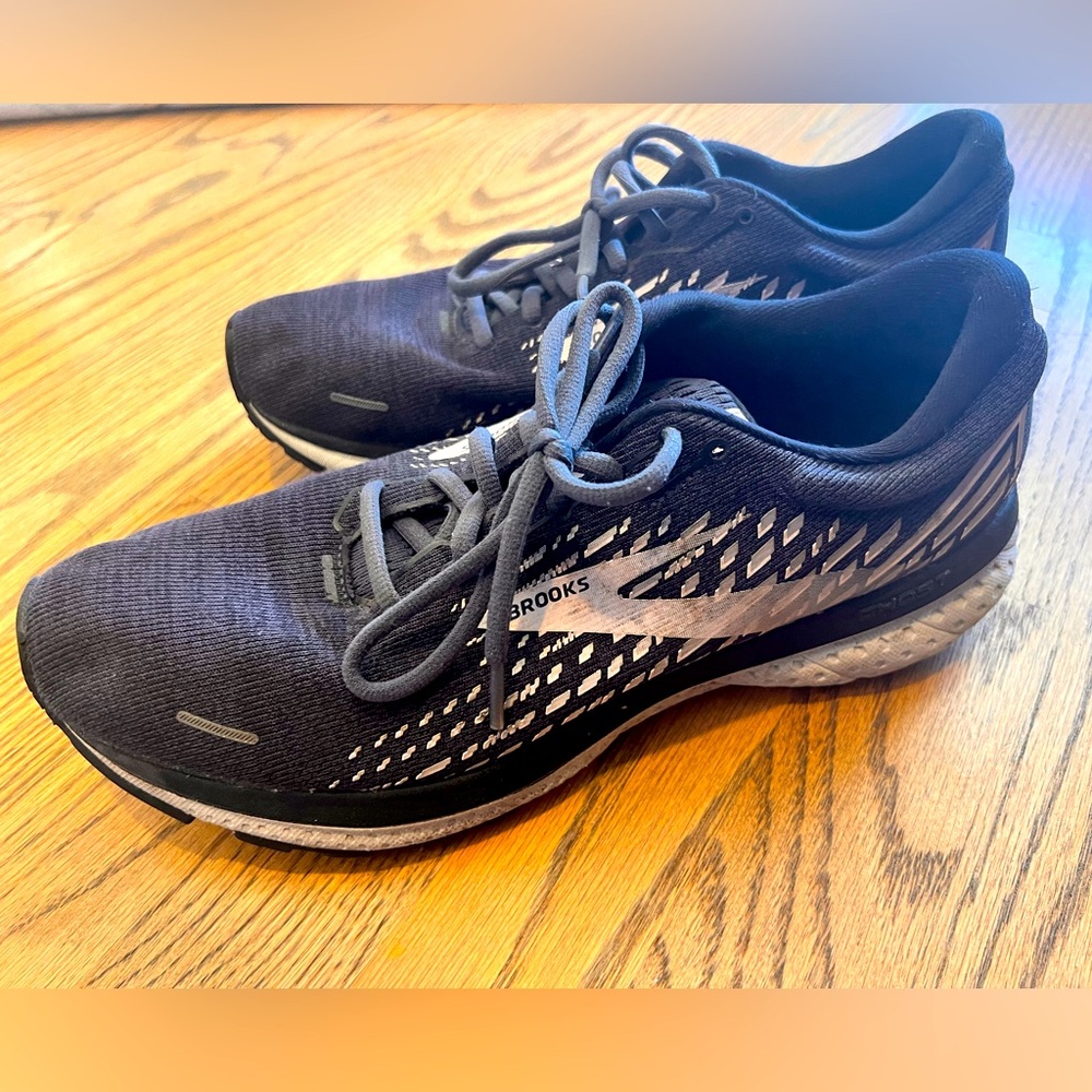 Brooks Ghost 13 Sneakers Running Shoes navy blue sz 10
